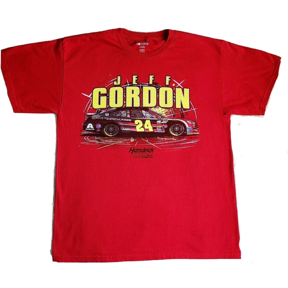 Jeff Gordon #24 T Shirt Men's Size Large Dupont Team Hendrick Motorsport Nascar